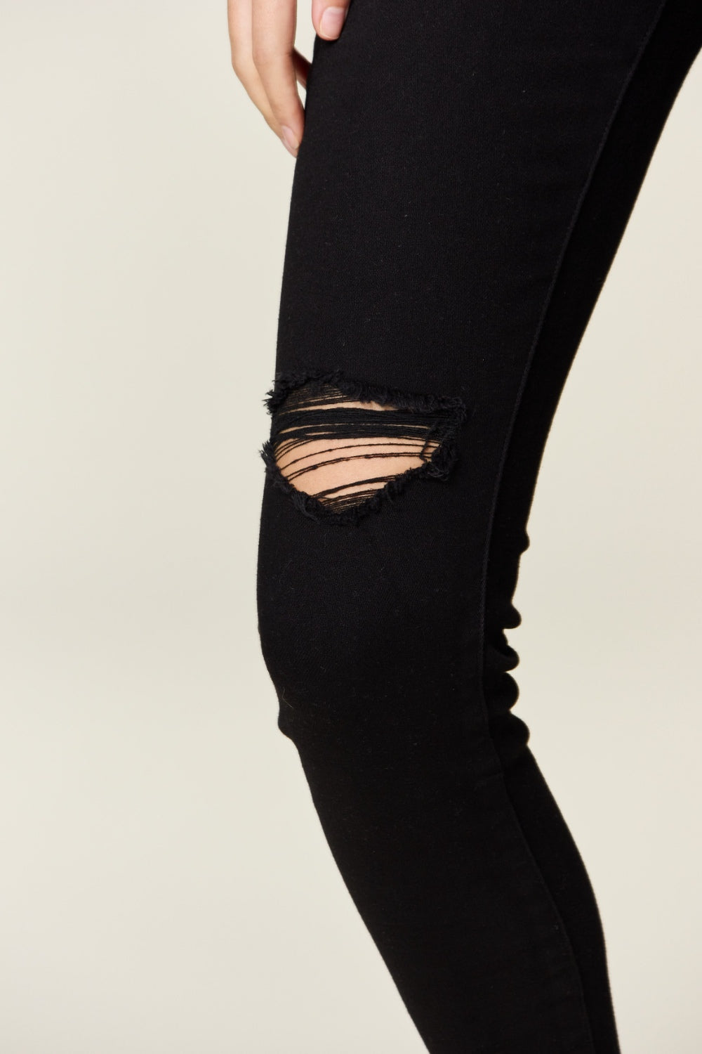 Distressed Tummy Control High Waist Skinny Jeans by Judy Blue