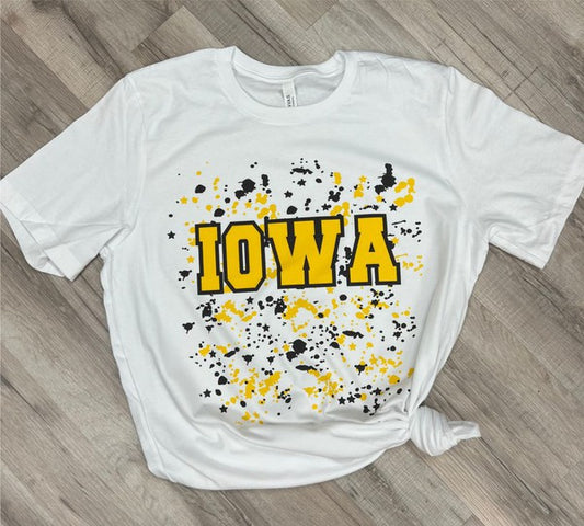 IOWA Splatter Crew Neck Tee