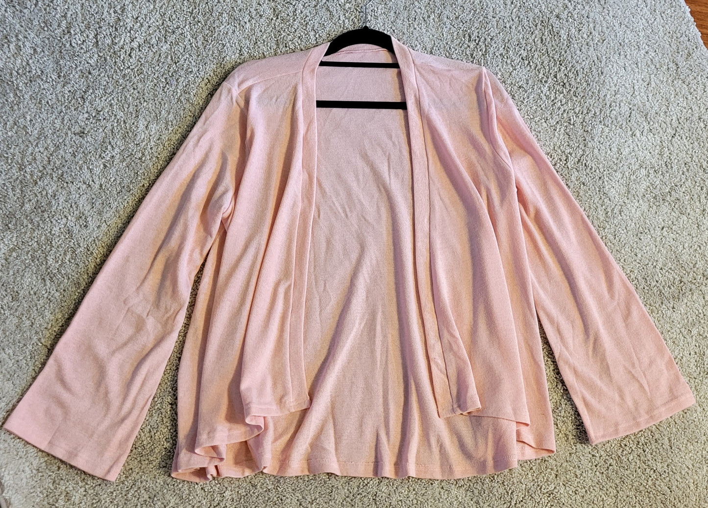 Pink Wide Sleeve Cardigan