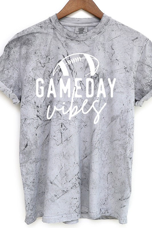 Football Game Day Vibes Color Burst Graphic Tee