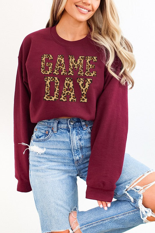 Leopard Game Day Sweatshirt