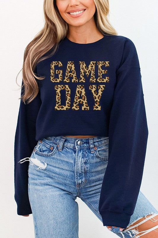 Leopard Game Day Sweatshirt