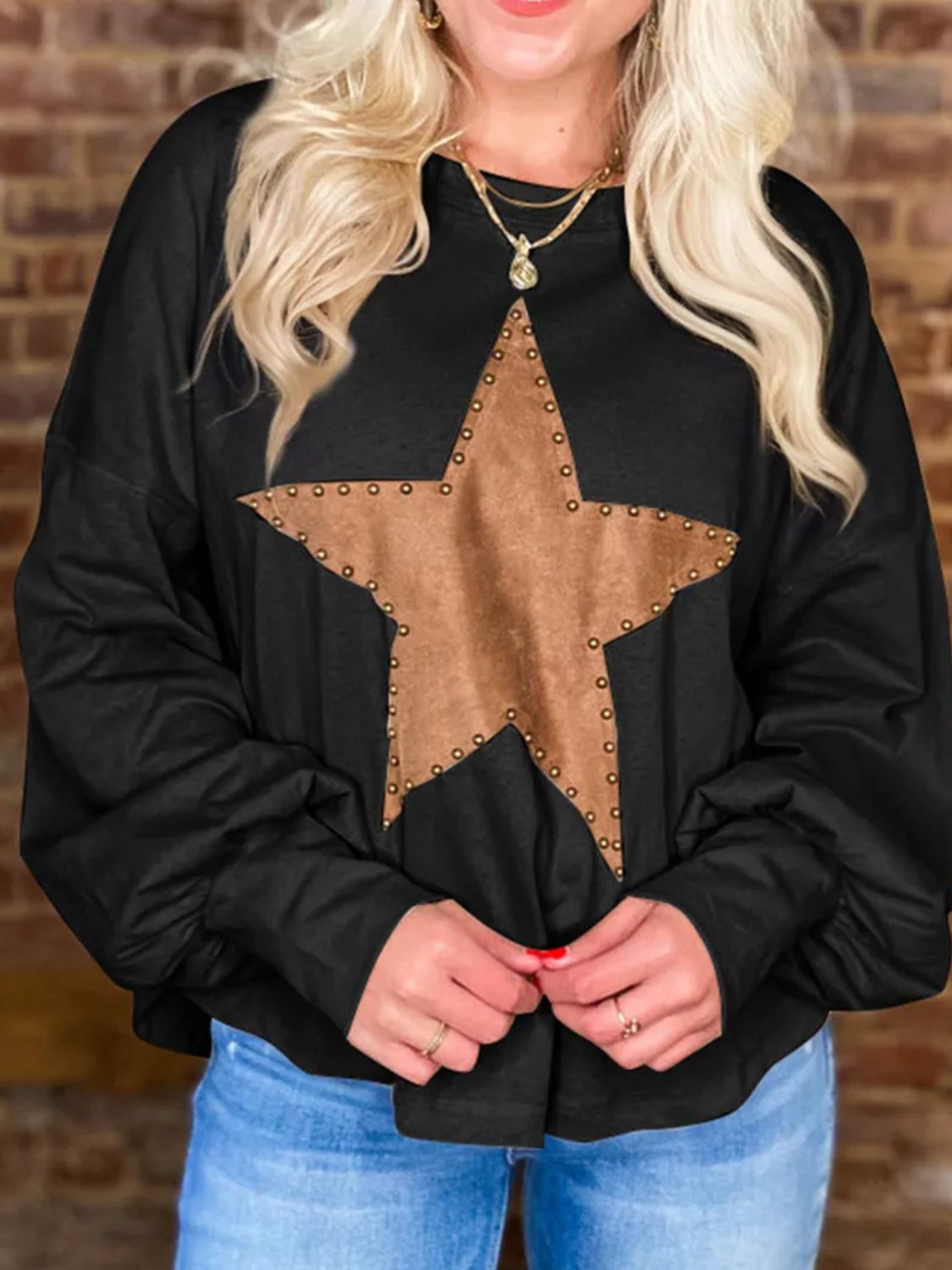 Star Long Sleeve Blouse