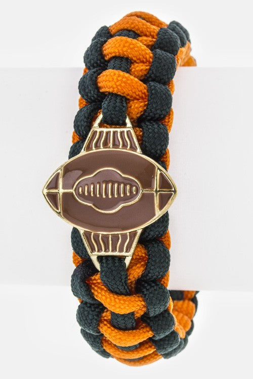 Football Team Color Paracord Bracelet