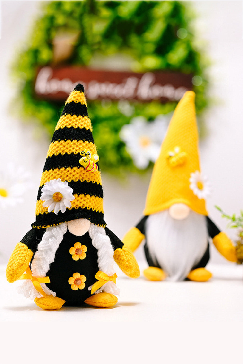 Bee and Flower Faceless Gnome