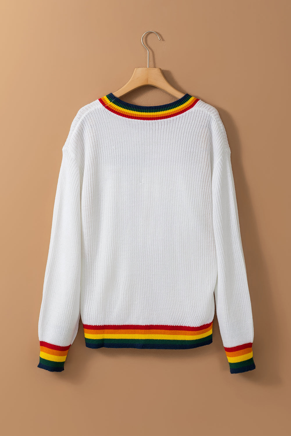 MERRY & BRIGHT Ribbed Sweater