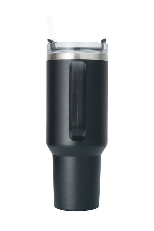 40oz Vacuum-Sealed Insulated Grip Tumbler