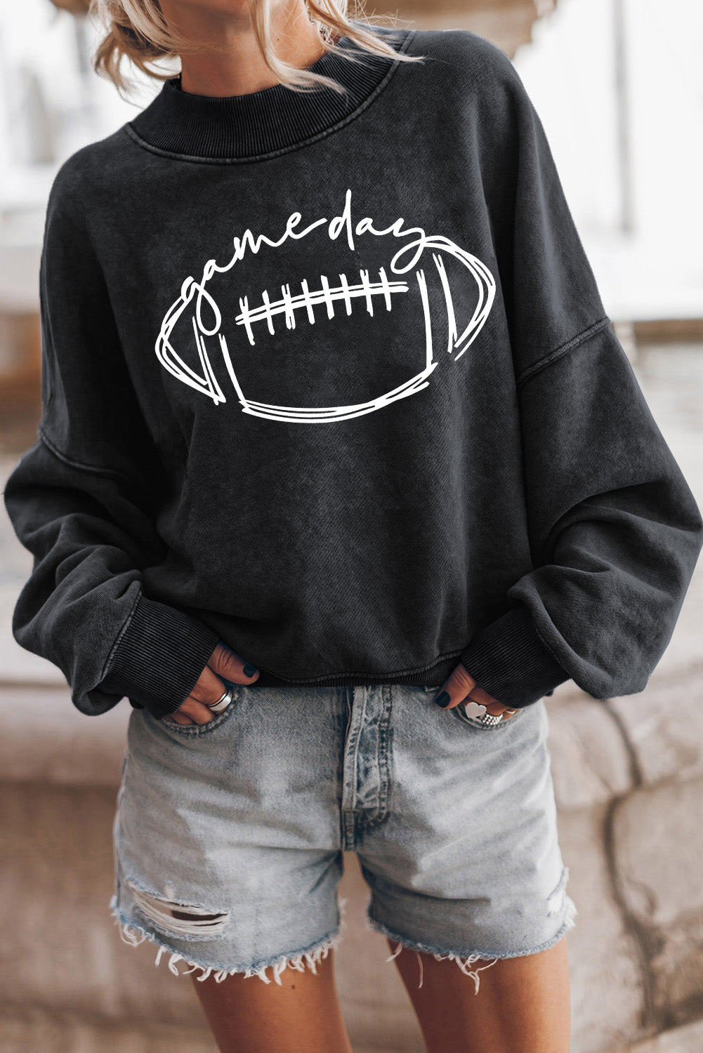 FOOTBALL Graphic Sweatshirt