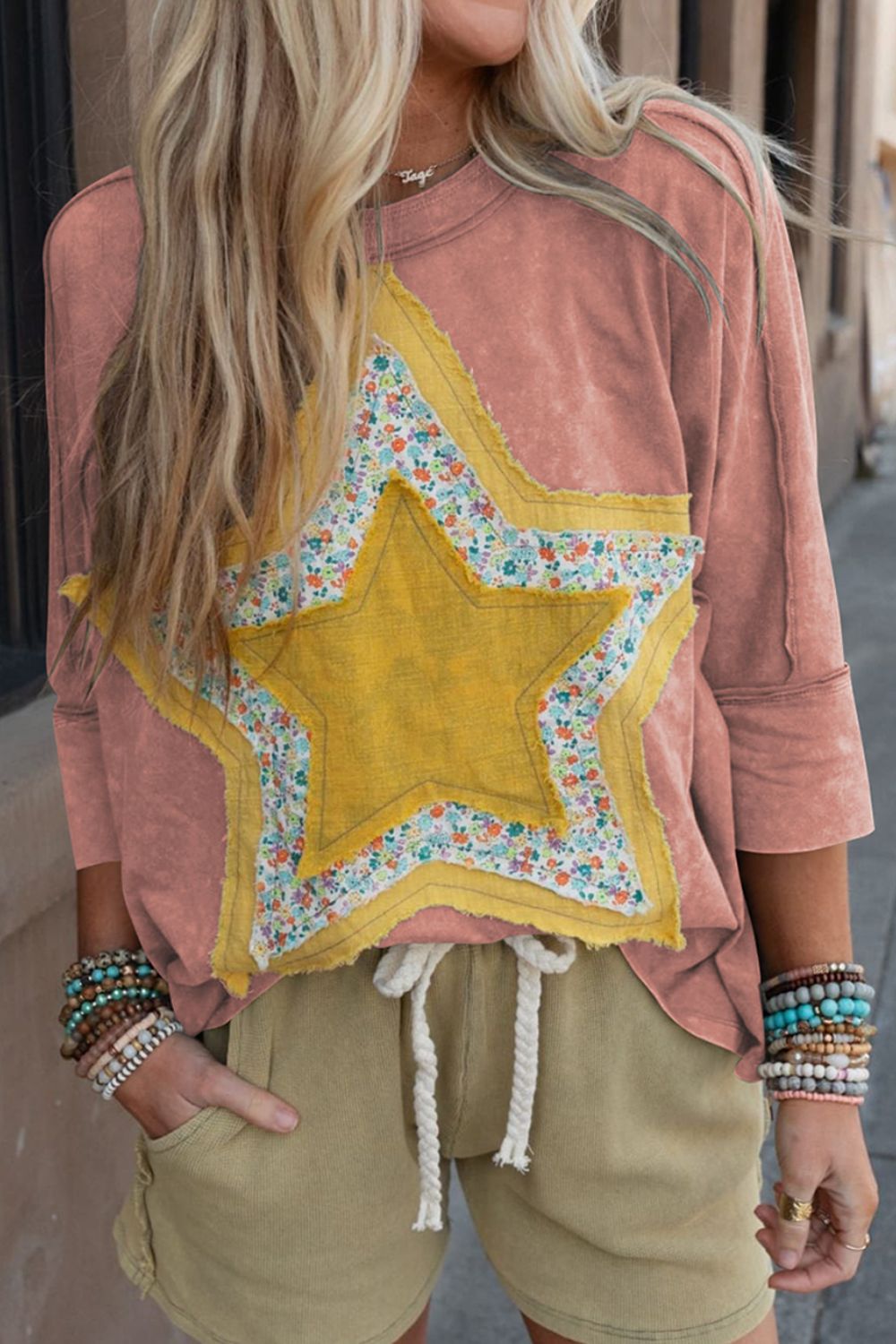 Star Applique T-Shirt