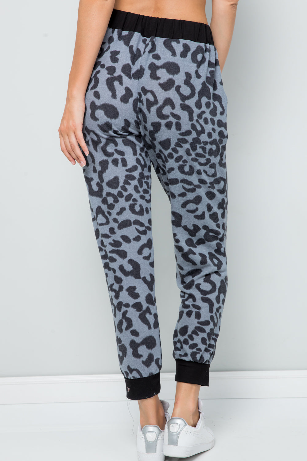 Celeste Leopard Contrast Sweatpants