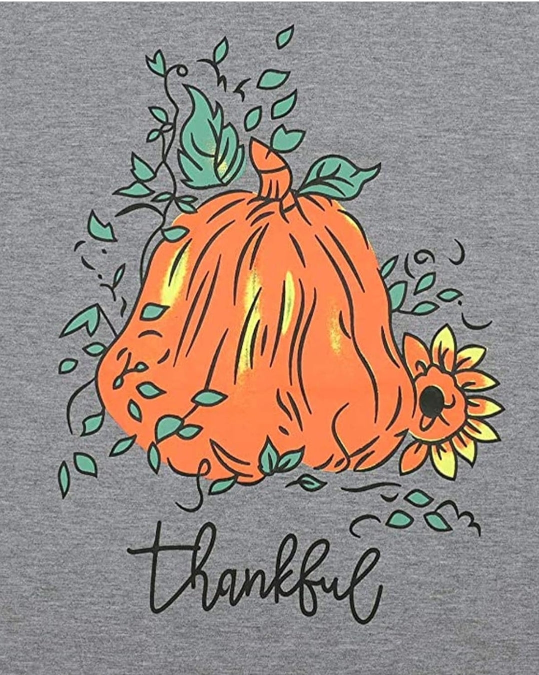 Thankful 3/4 Sleeve Raglun Tee