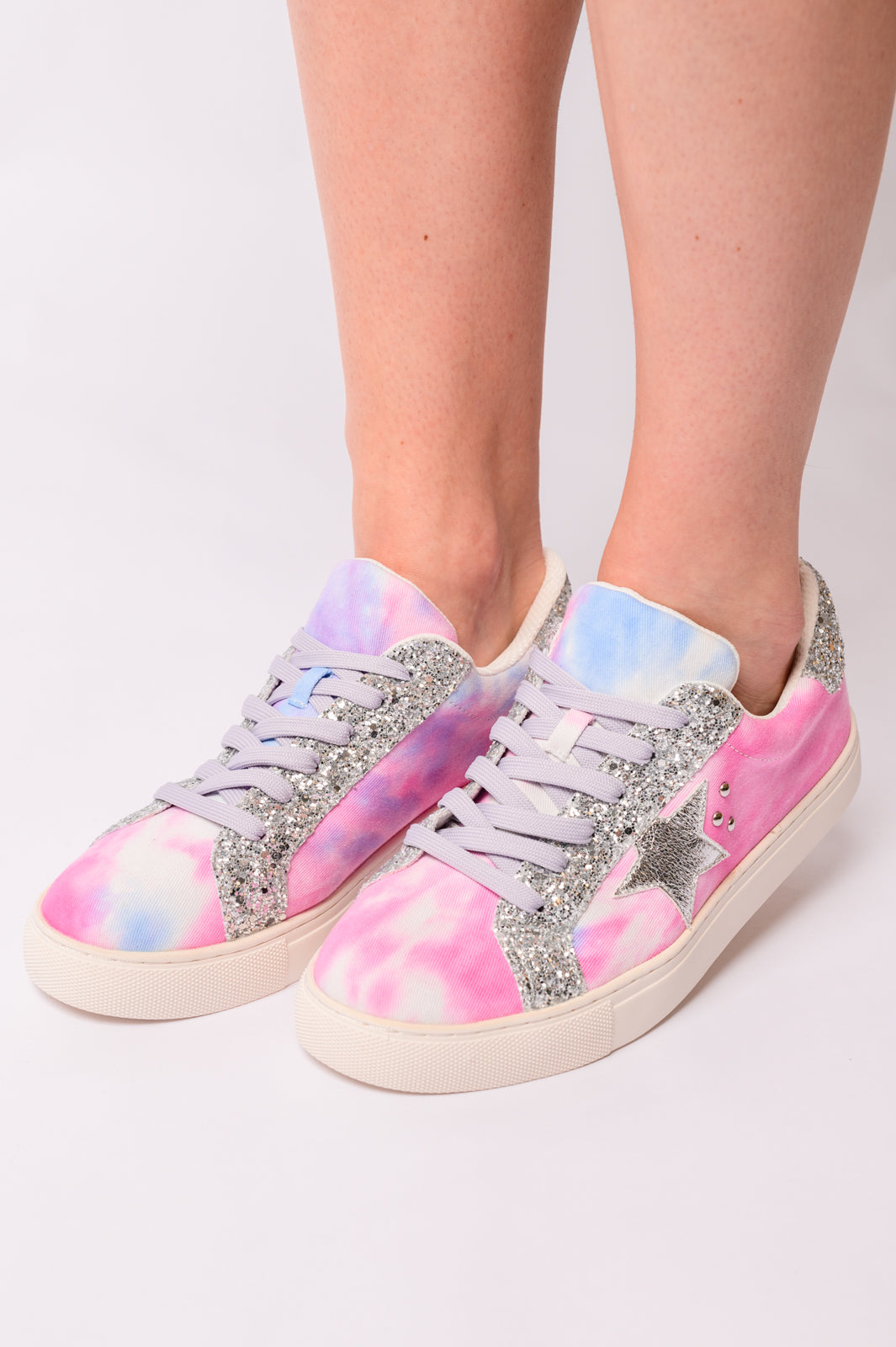 Supernova Sneakers in Pastel Tie Dye-Corkys