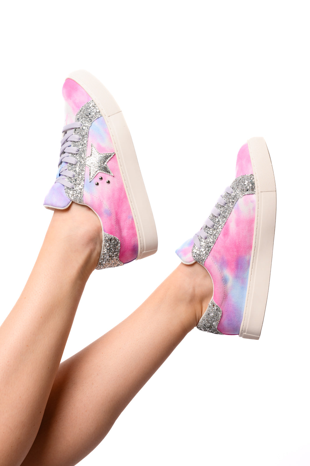 Supernova Sneakers in Pastel Tie Dye-Corkys