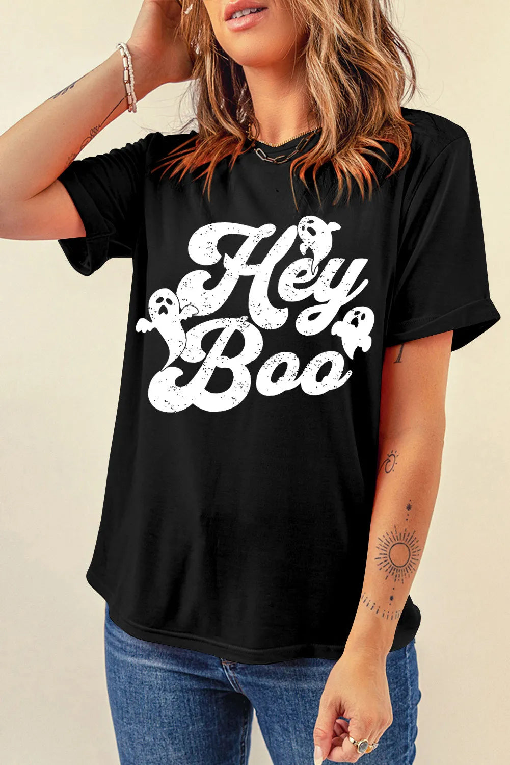 Hey Boo Graphic T-Shirt