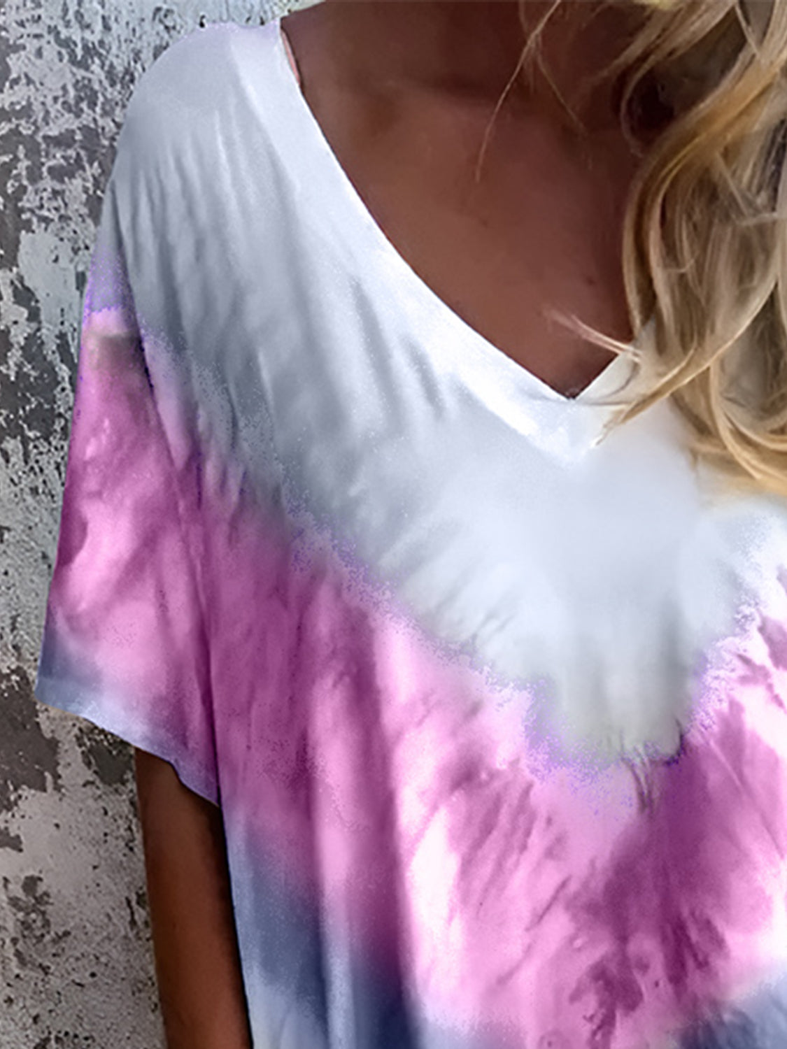 Pocketed Tie-Dye Dress