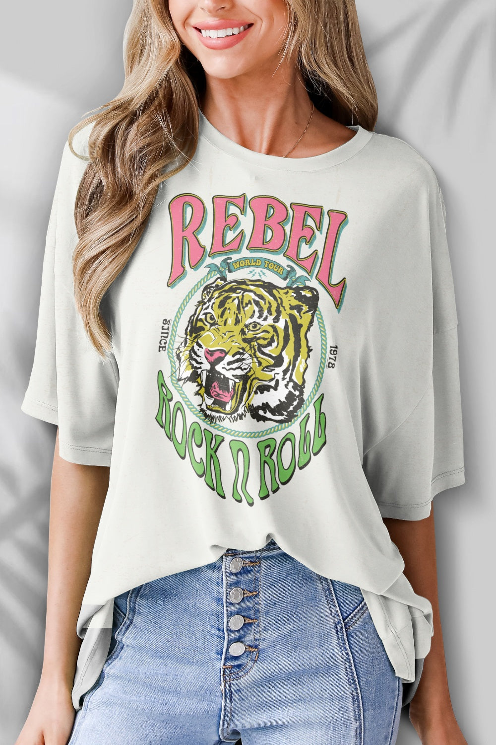 Rebel Half Sleeve T-Shirt