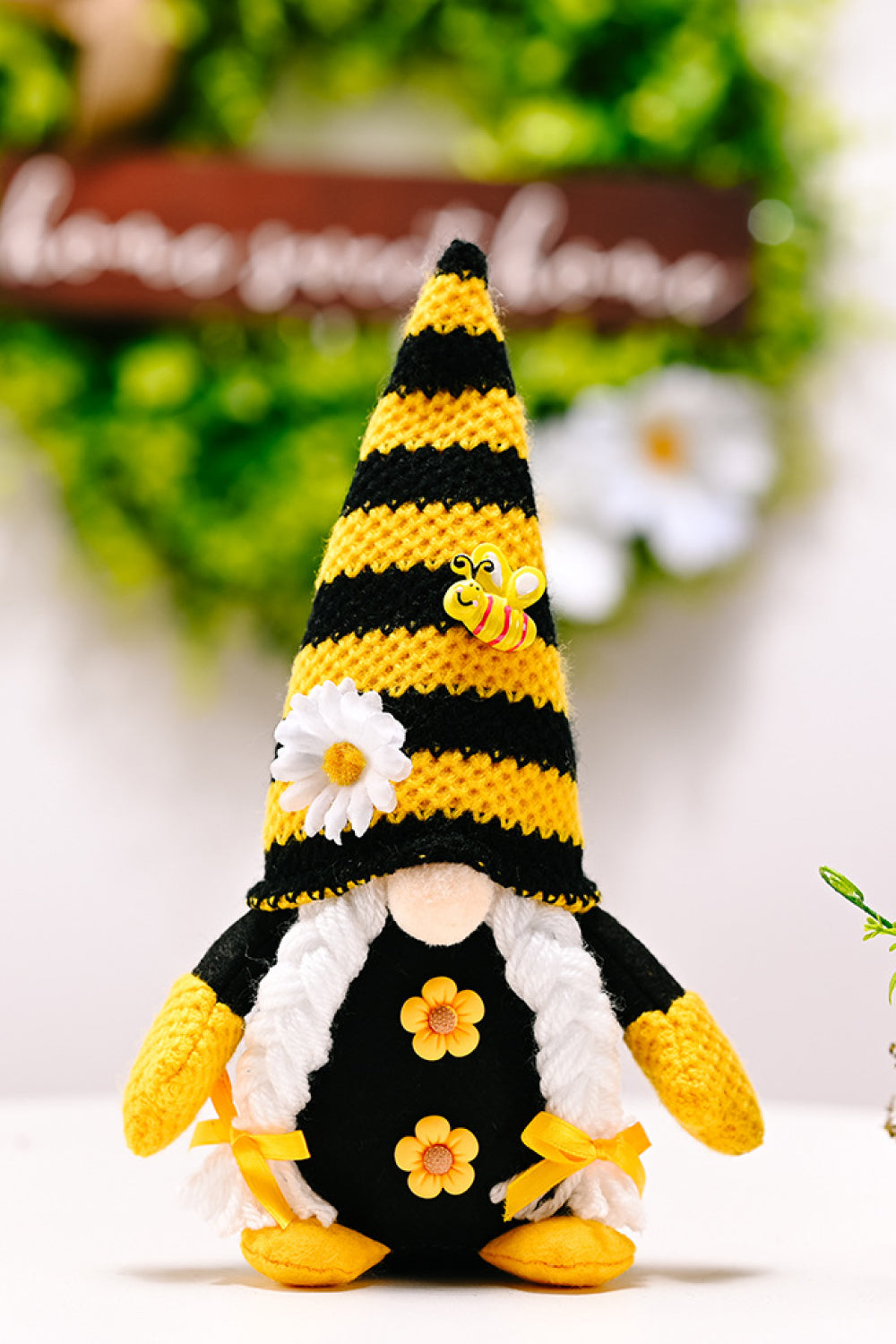 Bee and Flower Faceless Gnome