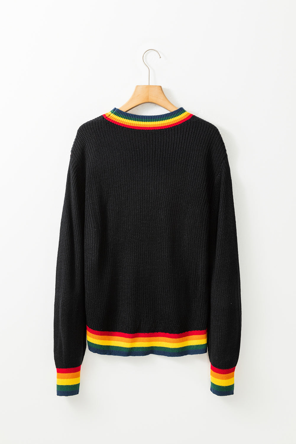 MERRY & BRIGHT Ribbed Sweater