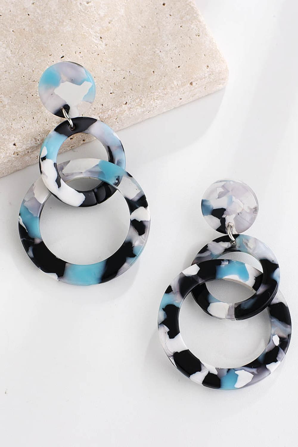 Acrylic Double-Hoop Earrings