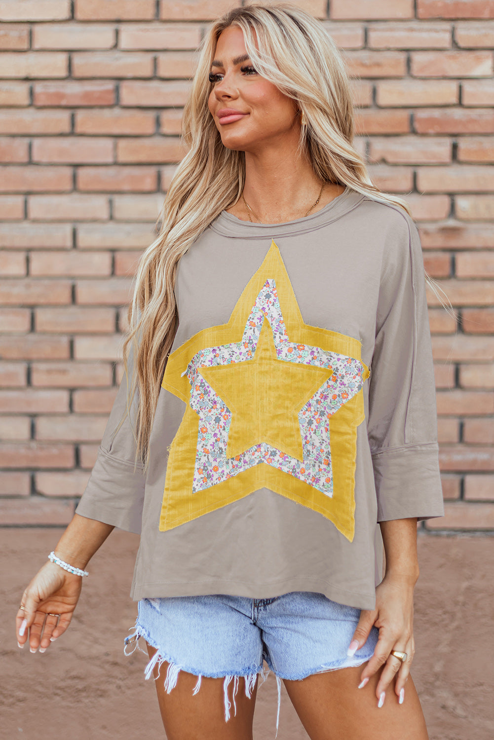 Star Applique T-Shirt