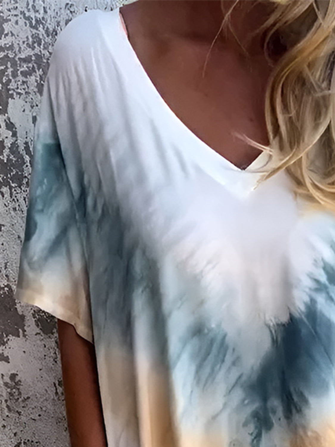 Pocketed Tie-Dye Dress