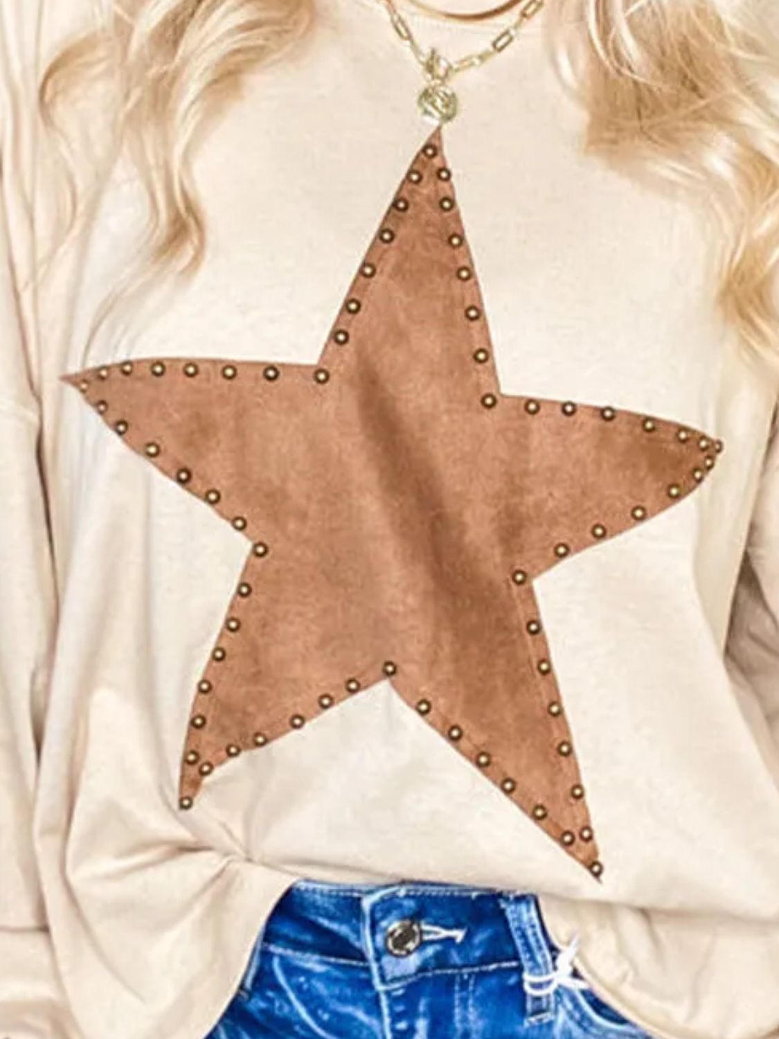 Star Long Sleeve Blouse