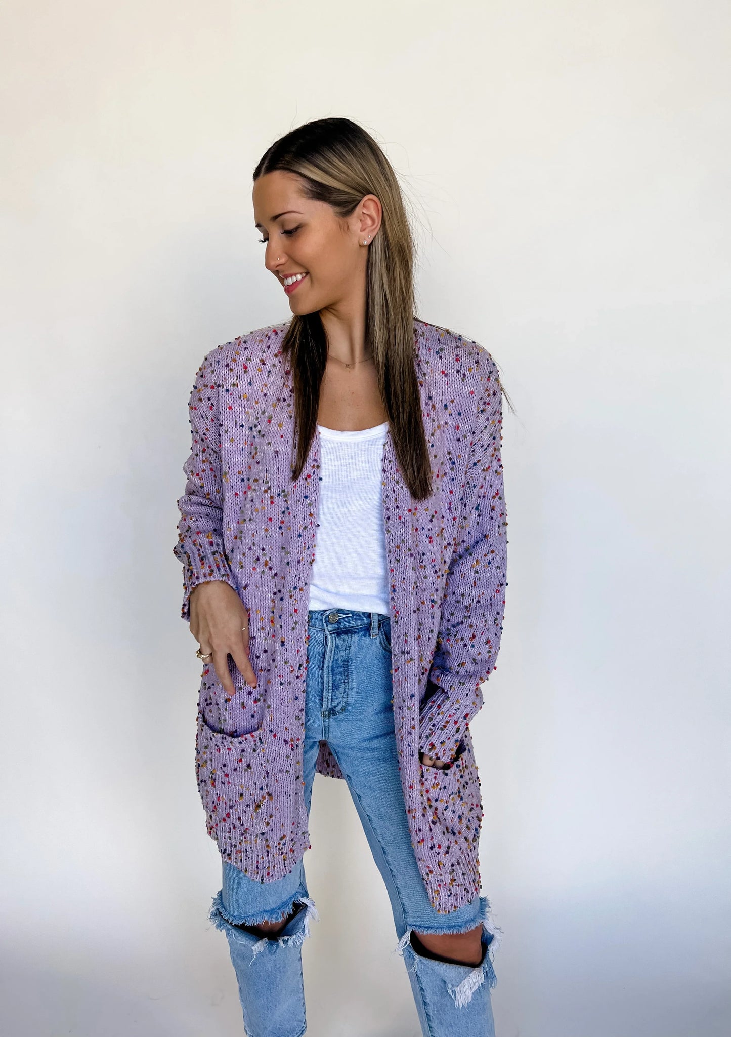 PREORDER: Spring Miley Dot Cardigans in Five Colors