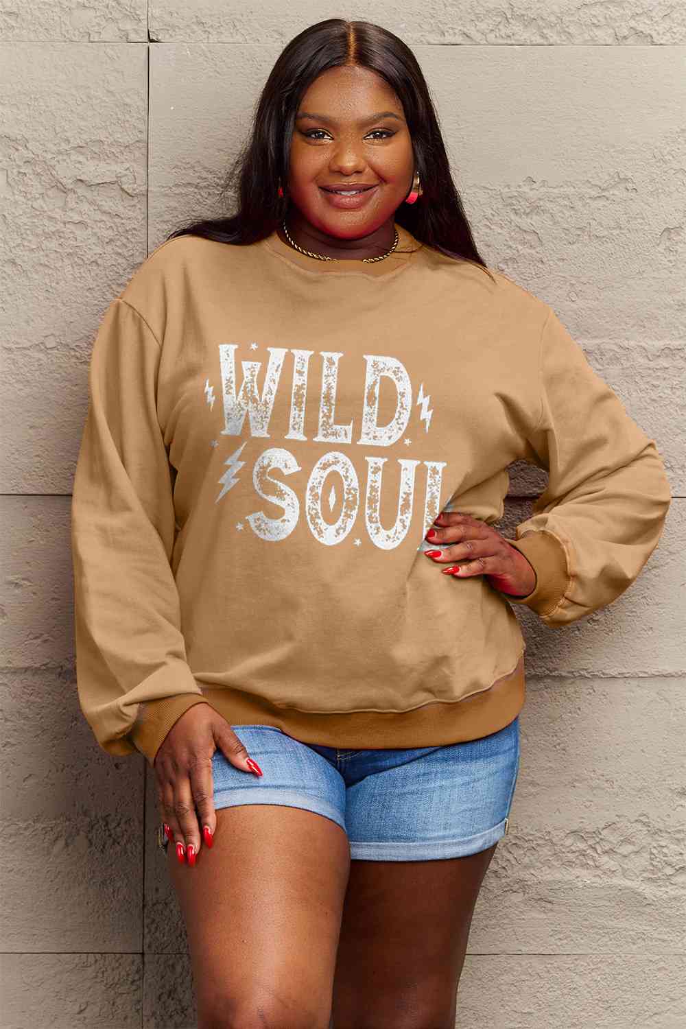 WILD SOUL Graphic Sweatshirt