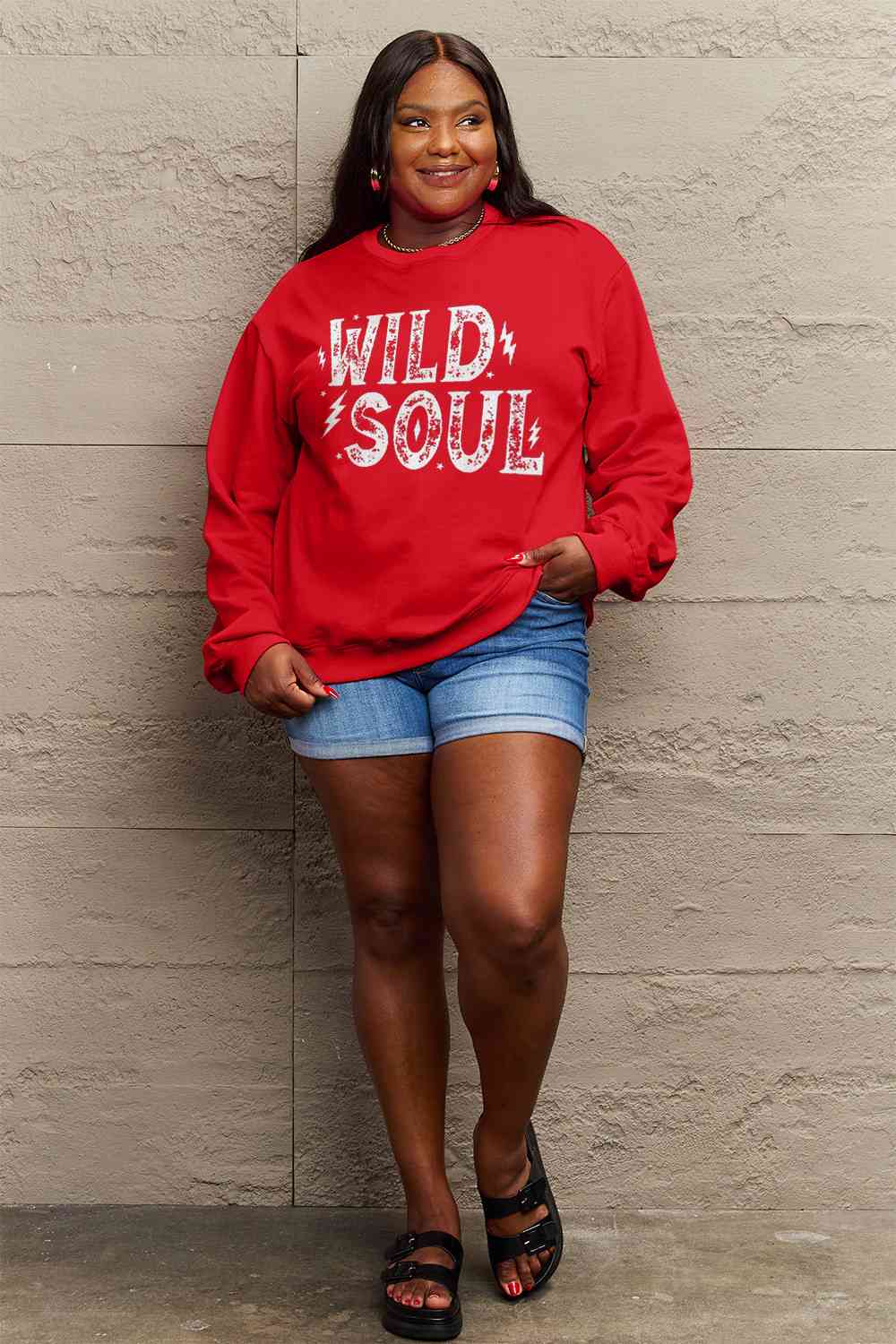 WILD SOUL Graphic Sweatshirt