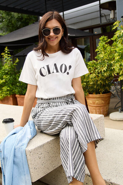 CIAO Round Neck T-Shirt