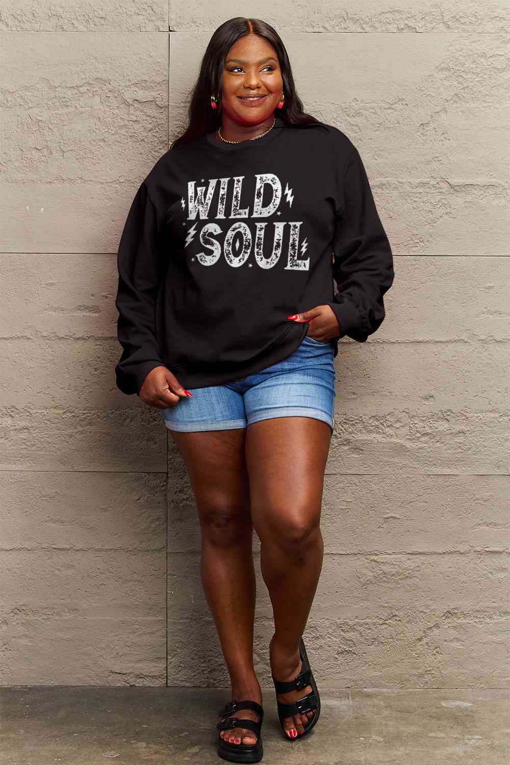 WILD SOUL Graphic Sweatshirt