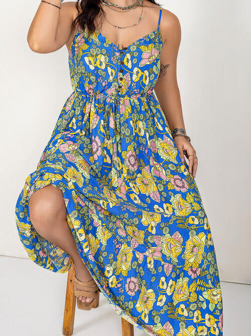 Floral Spaghetti Strap Dress