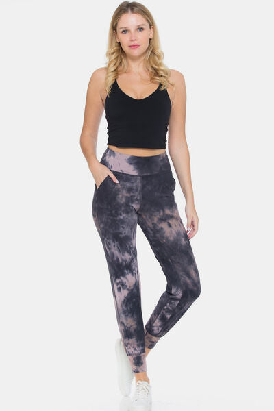 Tie-Dye High Waist Cropped Leggings