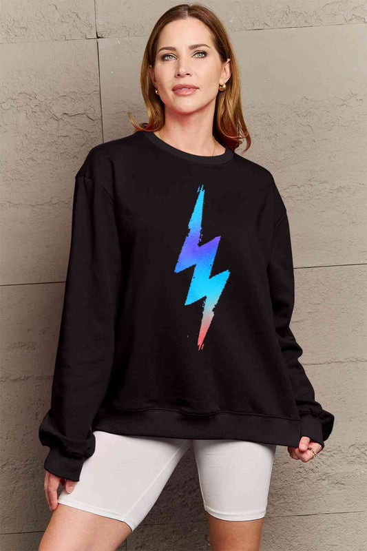 Lightning Graphic Sweatshirt