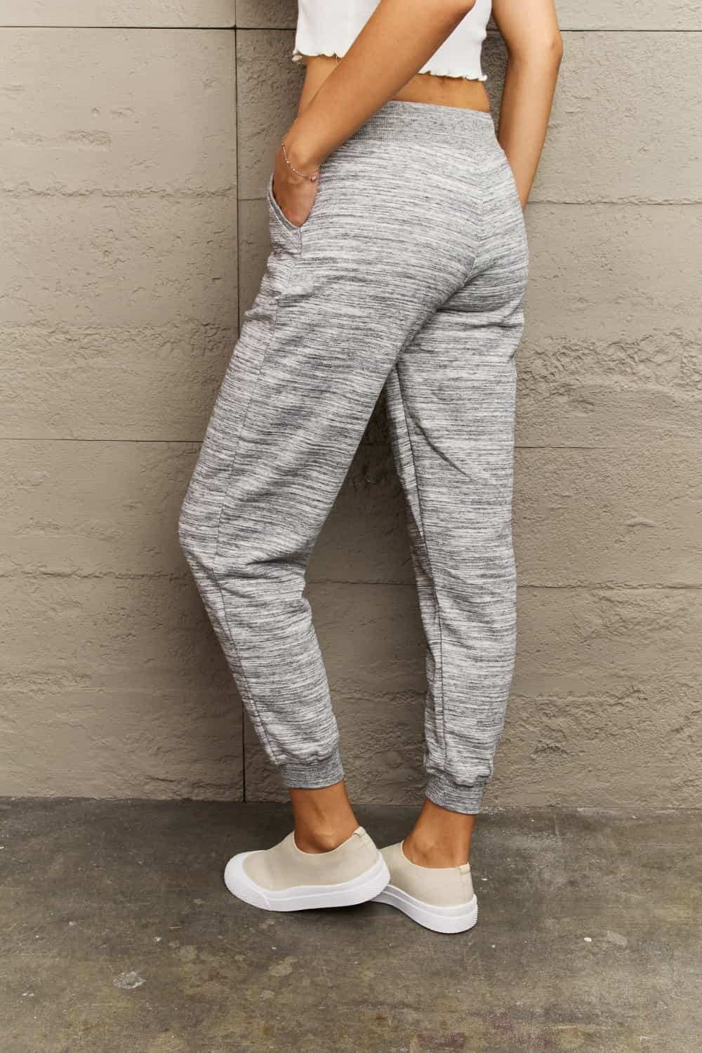 Tie Waist Long Sweatpants