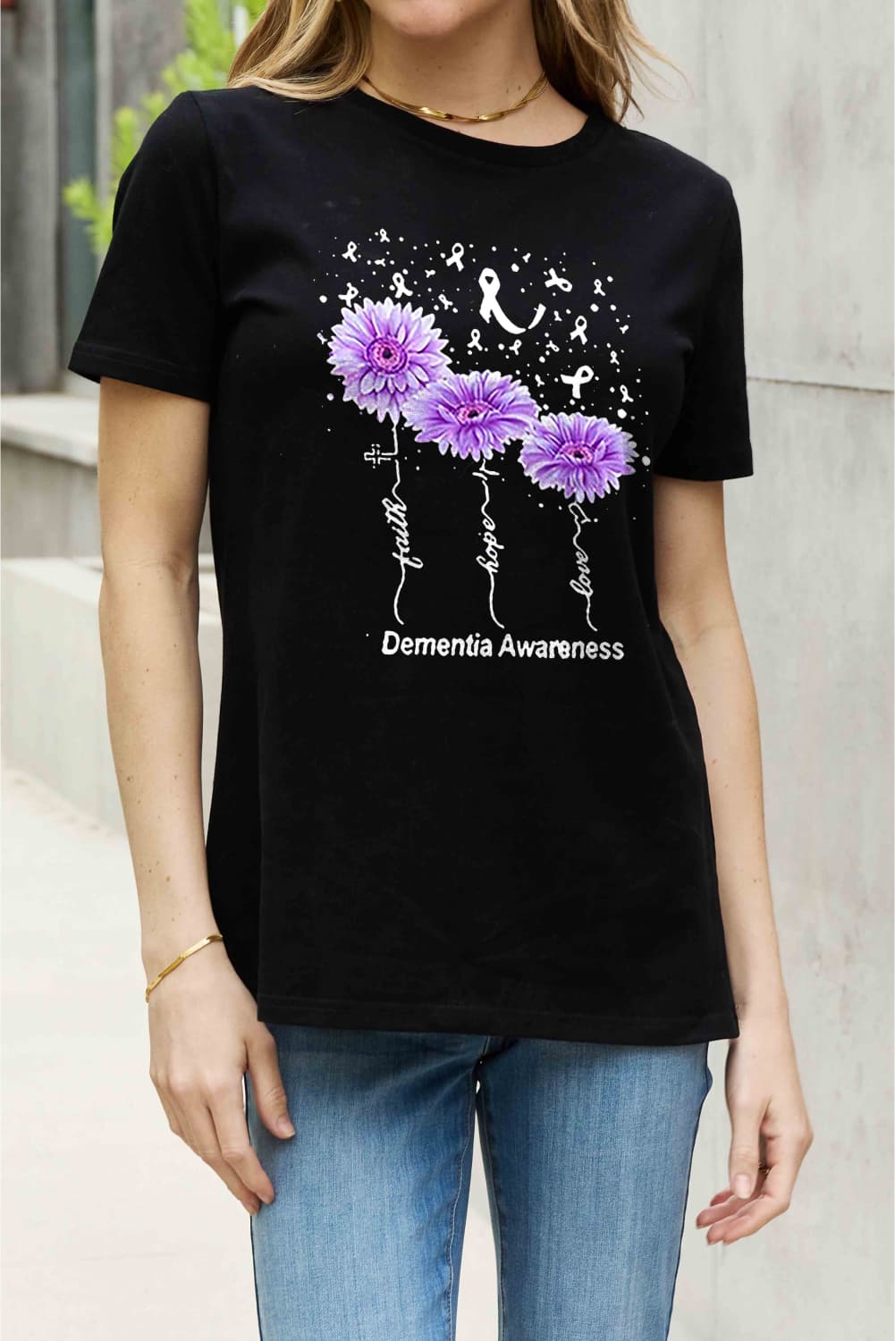 DEMENTIA AWARENESS Graphic Cotton Tee