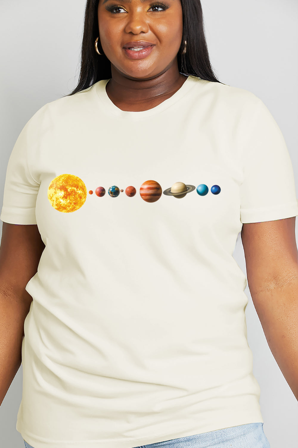 Solar System Graphic Cotton Tee