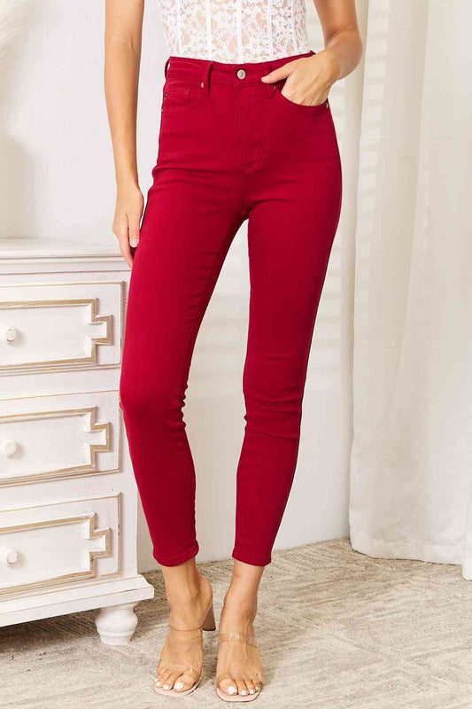 High Waist Tummy Control Skinny Jeans by Judy Blue