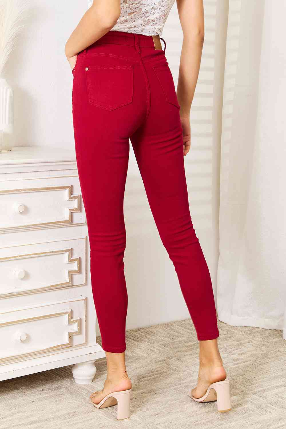 High Waist Tummy Control Skinny Jeans by Judy Blue