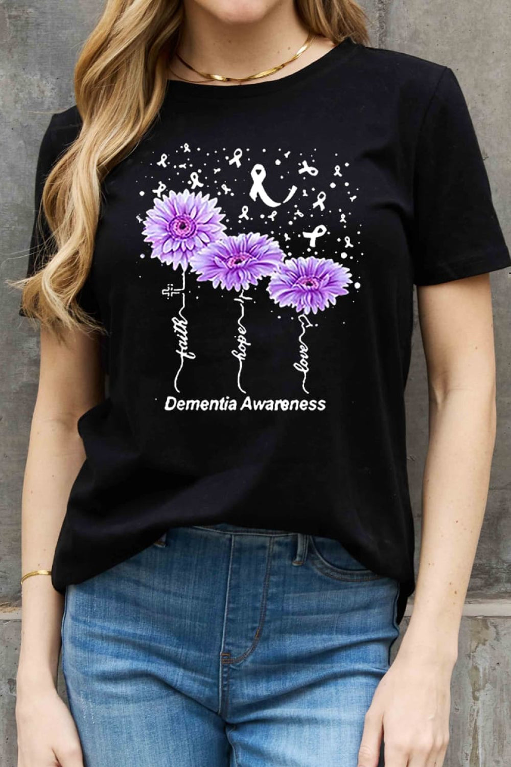 DEMENTIA AWARENESS Graphic Cotton Tee