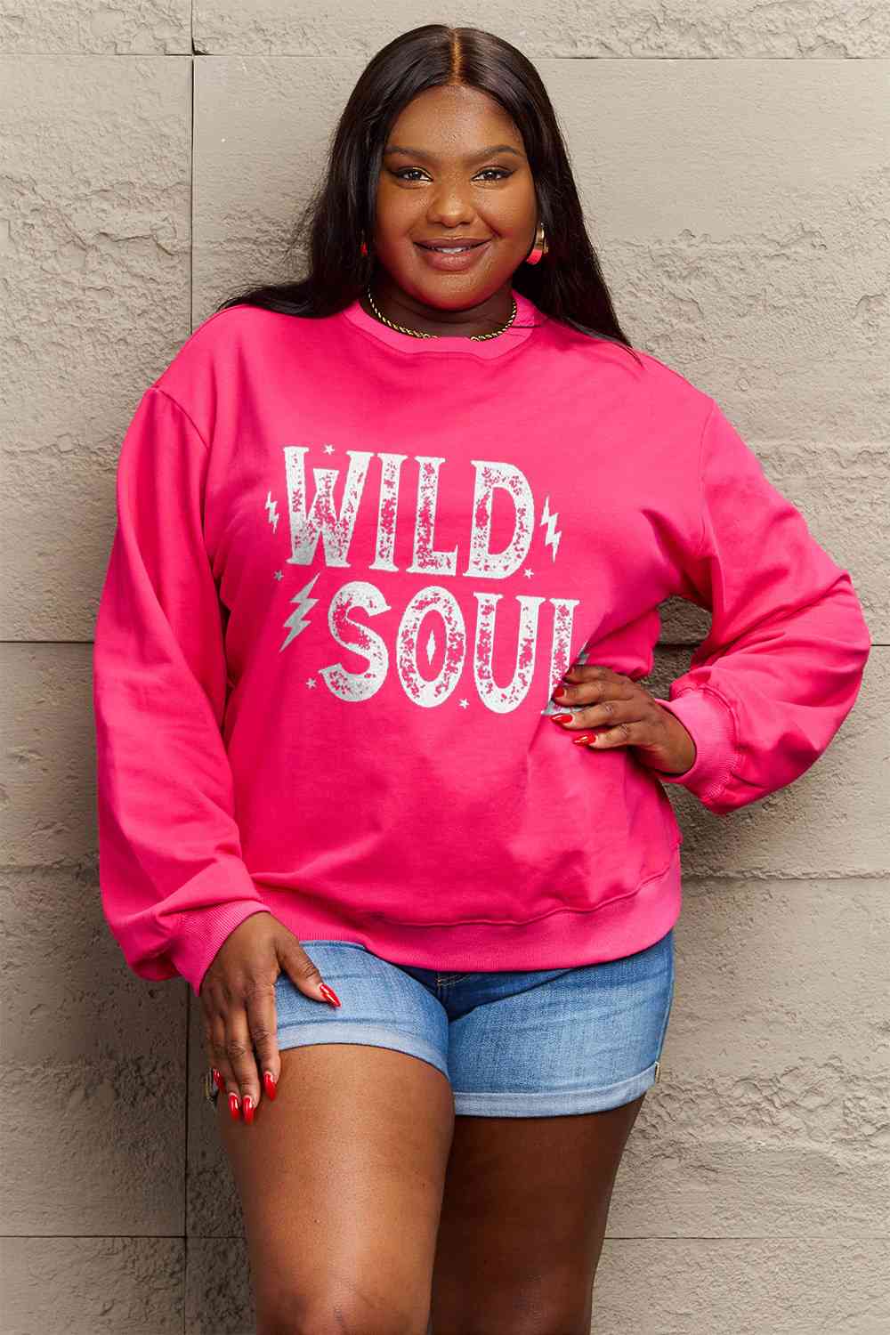 WILD SOUL Graphic Sweatshirt