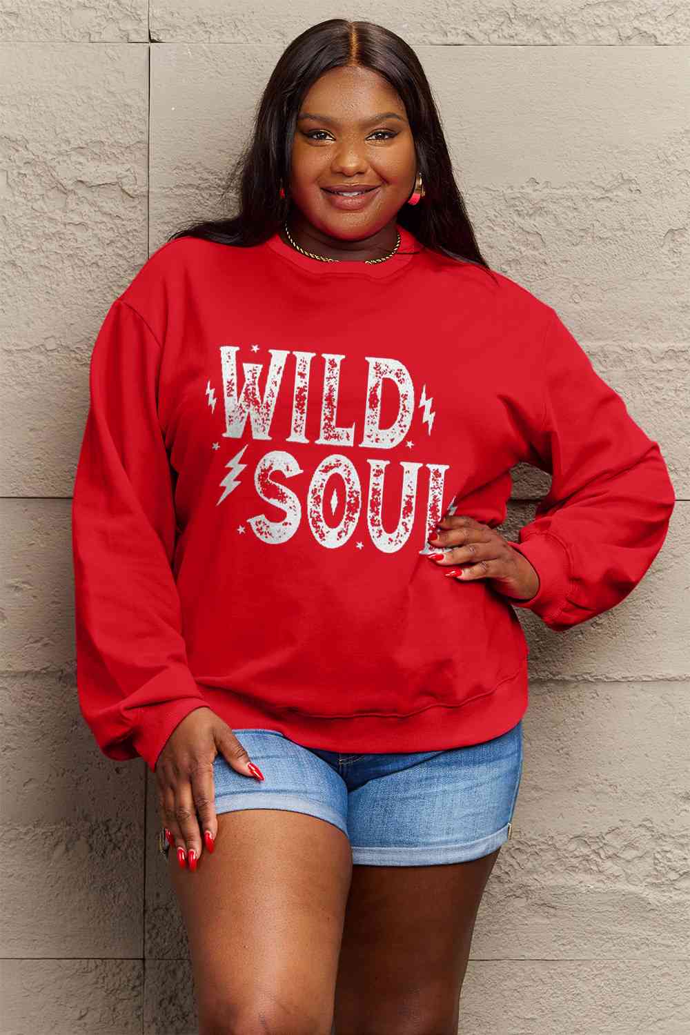 WILD SOUL Graphic Sweatshirt