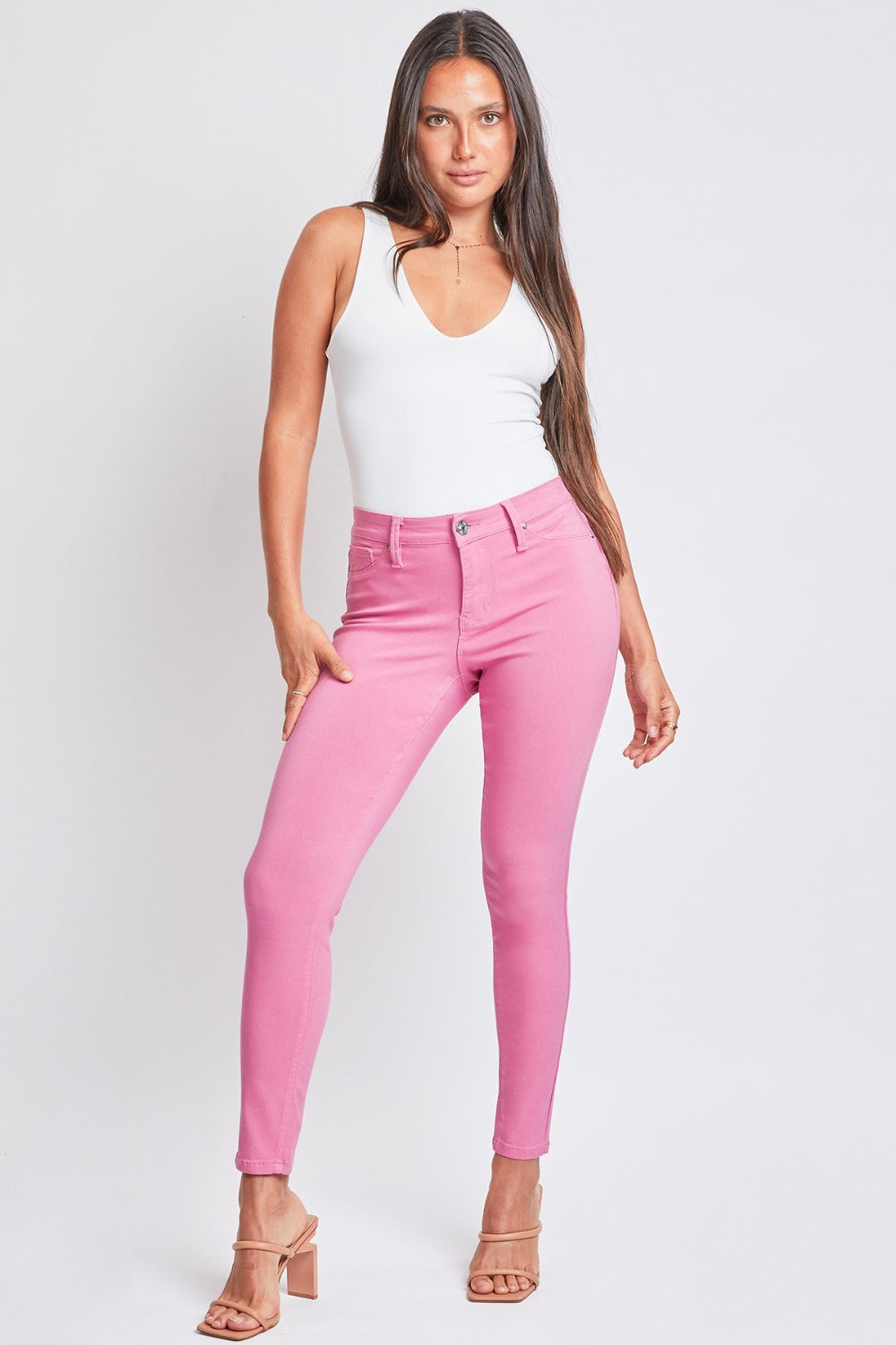 YMI Jeanswear Hyperstretch Mid-Rise Skinny Pants