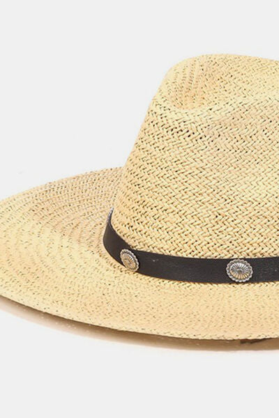 Fame Belt Strap Straw Hat