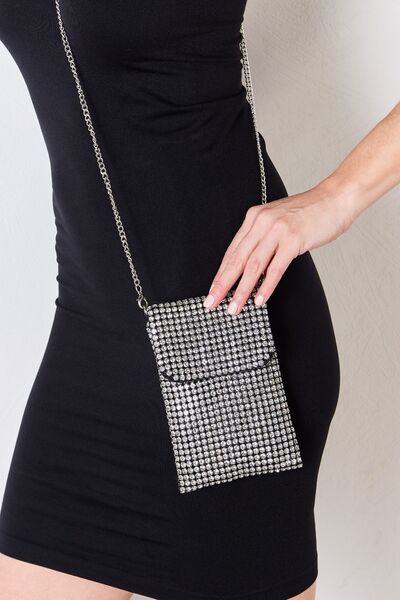 Rhinestone Mini Crossbody Bag