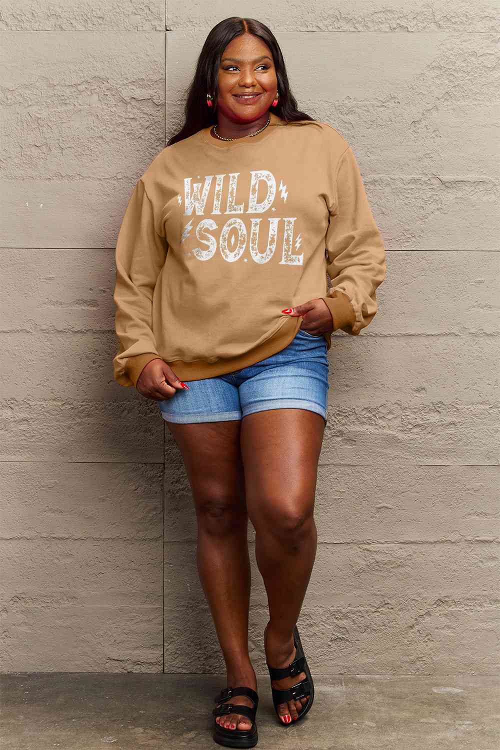 WILD SOUL Graphic Sweatshirt